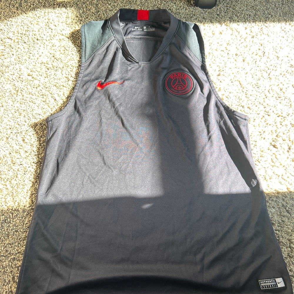 Nike Dri-FIT Black and Red Jersey